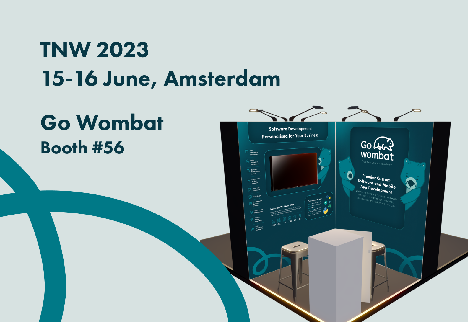 Come see us at TNW 2023 You can meet Go Wombat at booth #56 at TNW 2023 in Amsterdam. We will be there on 15-16 June.